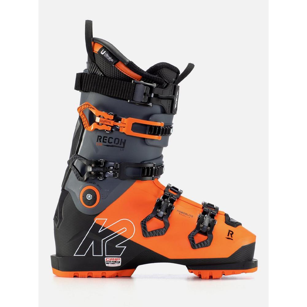 K2 Recon 130 LV Ski Boots Men's 2022 ORANGE_BLACK 